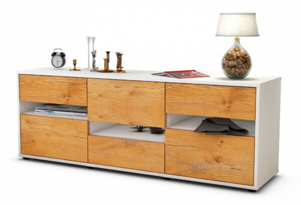 Lowboard Annalisa, Eiche (136x49x35cm)