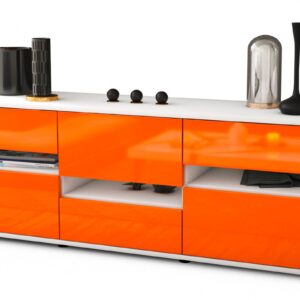 Lowboard Annalisa, Orange (136x49x35cm)