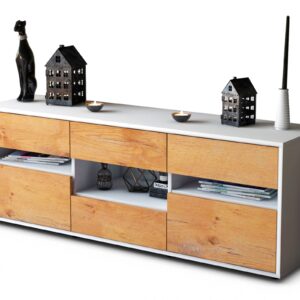 Lowboard Annamaria, Eiche (136x49x35cm)