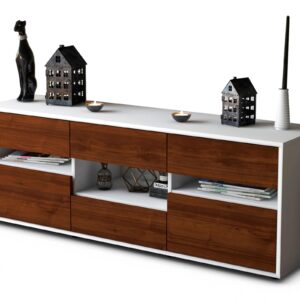 Lowboard Annamaria, Walnuss (136x49x35cm)