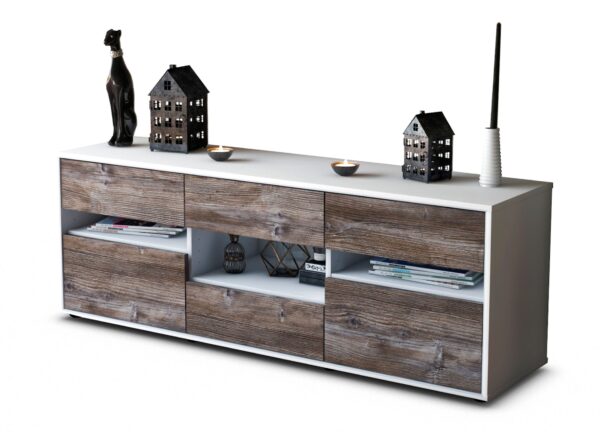 Lowboard Annamaria, Treibholz (136x49x35cm)