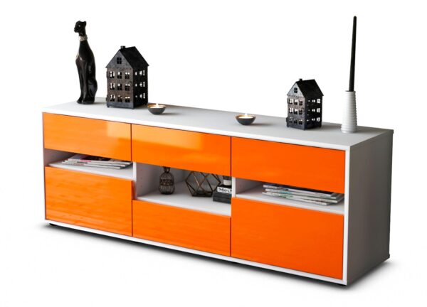 Lowboard Annamaria, Orange (136x49x35cm)