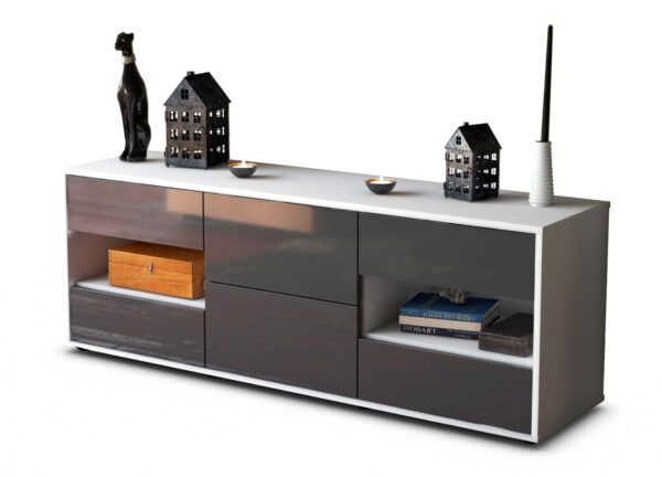 Lowboard Anni, Grau (136x49x35cm)