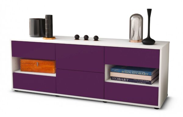 Lowboard Anni, Lila (136x49x35cm)