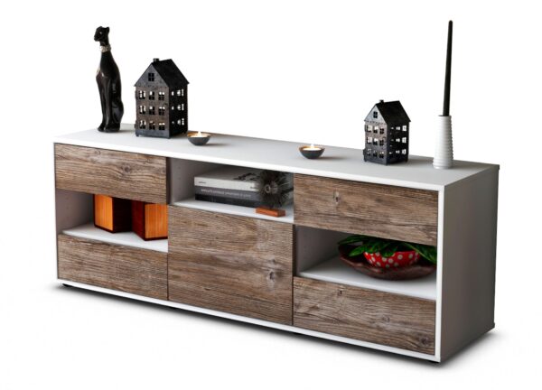 Lowboard Annina, Treibholz (136x49x35cm)