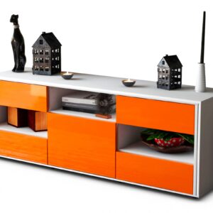 Lowboard Annina, Orange (136x49x35cm)