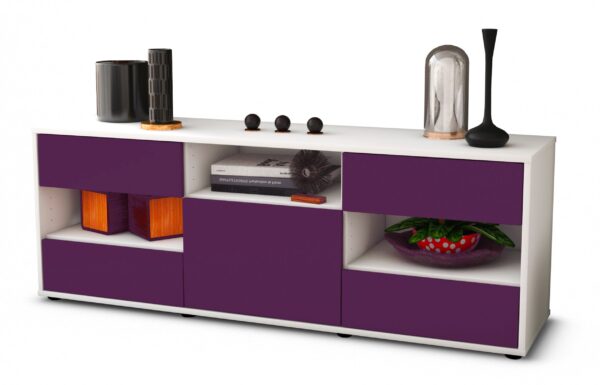 Lowboard Annina, Lila (136x49x35cm)