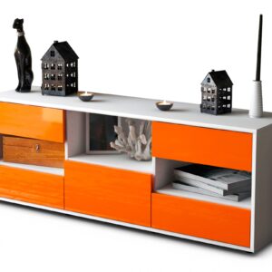 Lowboard Annunziata, Orange (136x49x35cm)
