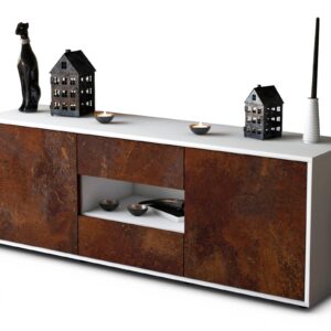 Lowboard Antonella, Rost (136x49x35cm)