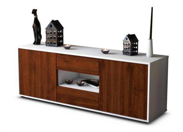 Lowboard Antonella, Walnuss (136x49x35cm)