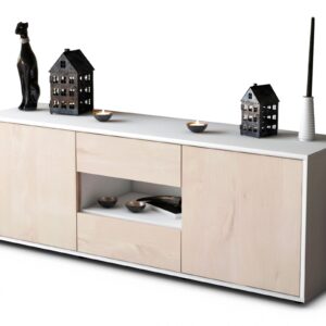 Lowboard Antonella, Zeder (136x49x35cm)
