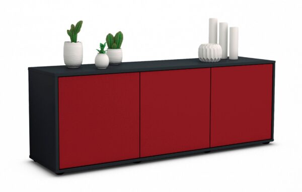 Lowboard Allegra, Bordeaux (136x49x35cm)