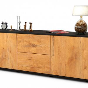 Lowboard Alma, Eiche (136x49x35cm)