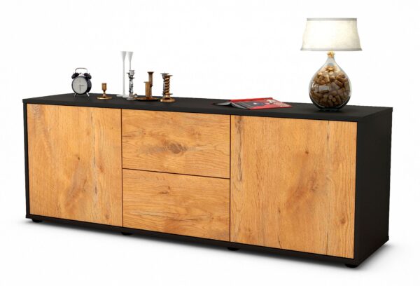Lowboard Alma, Eiche (136x49x35cm)