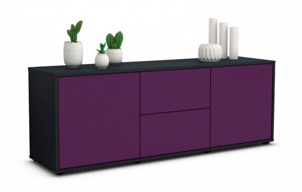 Lowboard Alma, Lila (136x49x35cm)