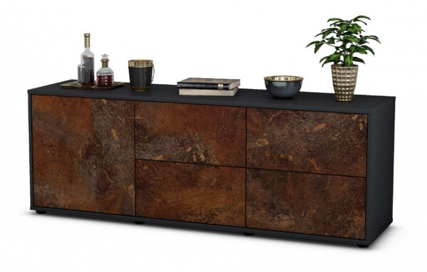Lowboard Aloisia, Rost (136x49x35cm)
