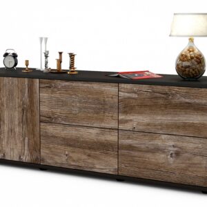 Lowboard Aloisia, Treibholz (136x49x35cm)