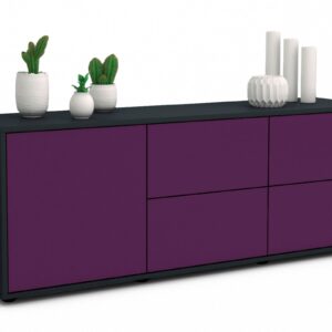 Lowboard Aloisia, Lila (136x49x35cm)