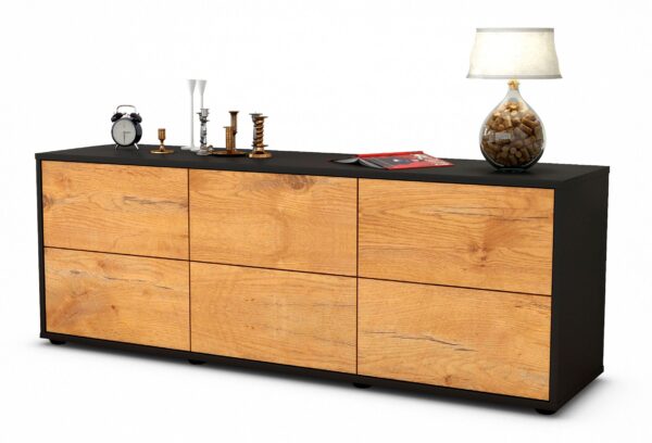 Lowboard Alva, Eiche (136x49x35cm)