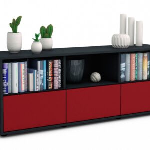Lowboard Amalia, Bordeaux (136x49x35cm)