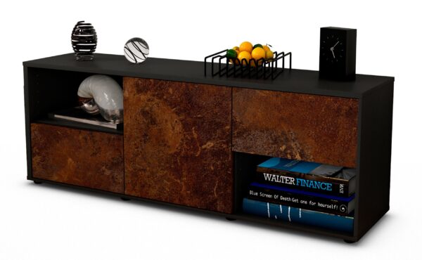Lowboard Ambra, Rost (136x49x35cm)