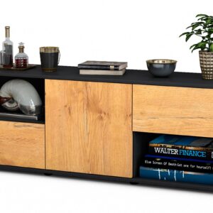 Lowboard Ambra, Eiche (136x49x35cm)