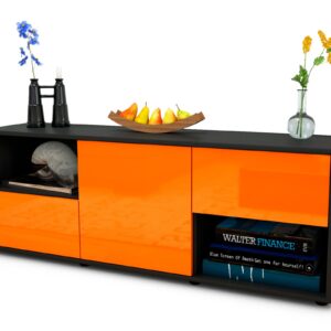 Lowboard Ambra, Orange (136x49x35cm)