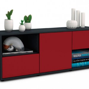 Lowboard Ambra, Bordeaux (136x49x35cm)