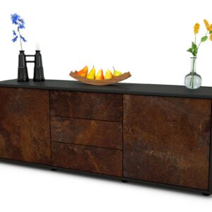 Lowboard Ameline, Rost (136x49x35cm)