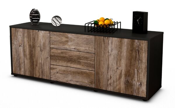 Lowboard Ameline, Treibholz (136x49x35cm)