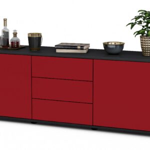 Lowboard Ameline, Bordeaux (136x49x35cm)