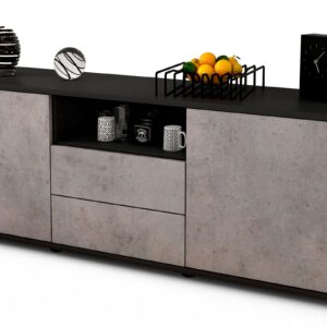 Lowboard Ameriga, Beton (136x49x35cm)
