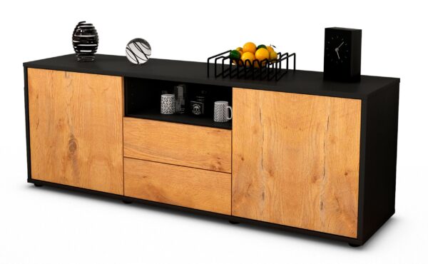 Lowboard Ameriga, Eiche (136x49x35cm)