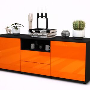 Lowboard Ameriga, Orange (136x49x35cm)