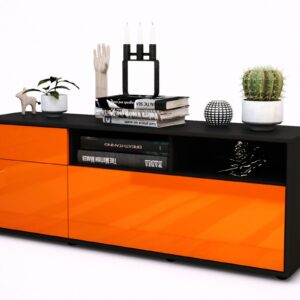 Lowboard Amisa, Orange (136x49x35cm)