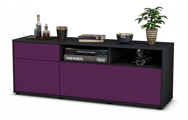 Lowboard Amisa, Lila (136x49x35cm)