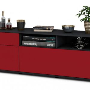 Lowboard Amisa, Bordeaux (136x49x35cm)
