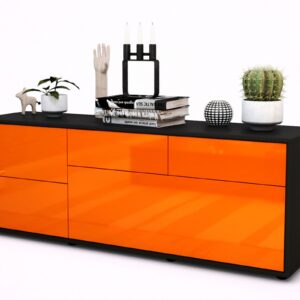 Lowboard Anais, Orange (136x49x35cm)