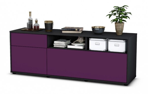 Lowboard Anais, Lila (136x49x35cm)