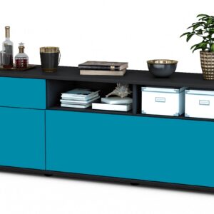 Lowboard Anais, Türkis (136x49x35cm)