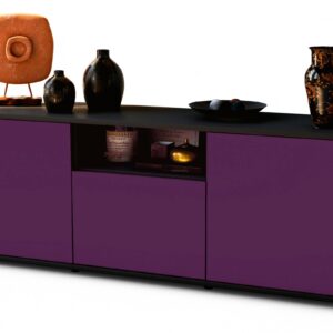 Lowboard Andreana, Lila (136x49x35cm)