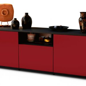 Lowboard Andreana, Bordeaux (136x49x35cm)