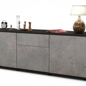Lowboard Anella, Beton (136x49x35cm)