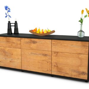 Lowboard Angela, Eiche (136x49x35cm)