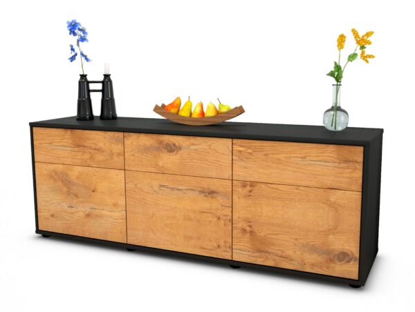 Lowboard Angela, Eiche (136x49x35cm)