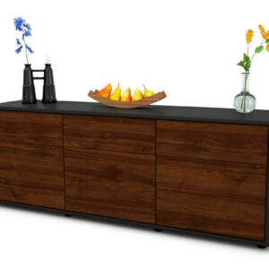 Lowboard Angela, Walnuss (136x49x35cm)