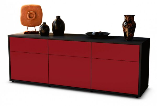 Lowboard Angela, Bordeaux (136x49x35cm)