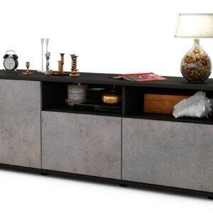Lowboard Angelina, Beton (136x49x35cm)