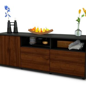 Lowboard Angelina, Walnuss (136x49x35cm)