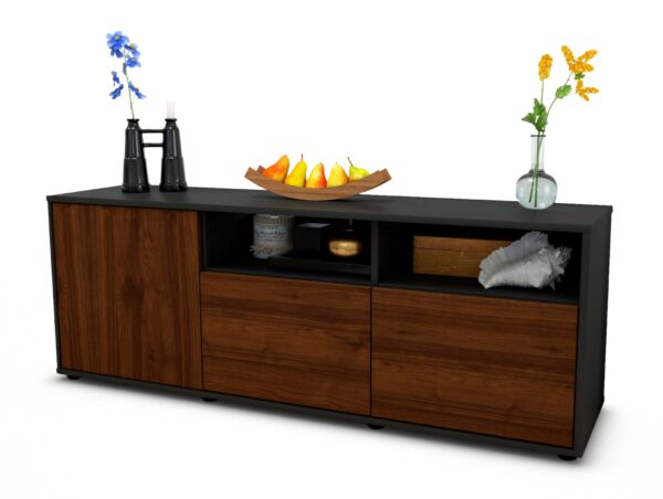 Lowboard Angelina, Walnuss (136x49x35cm)